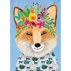 Friendly Fox Floral Friends 1000 Piece Jigsaw Puzzle Heye (ONLINE ORDER ONLY)