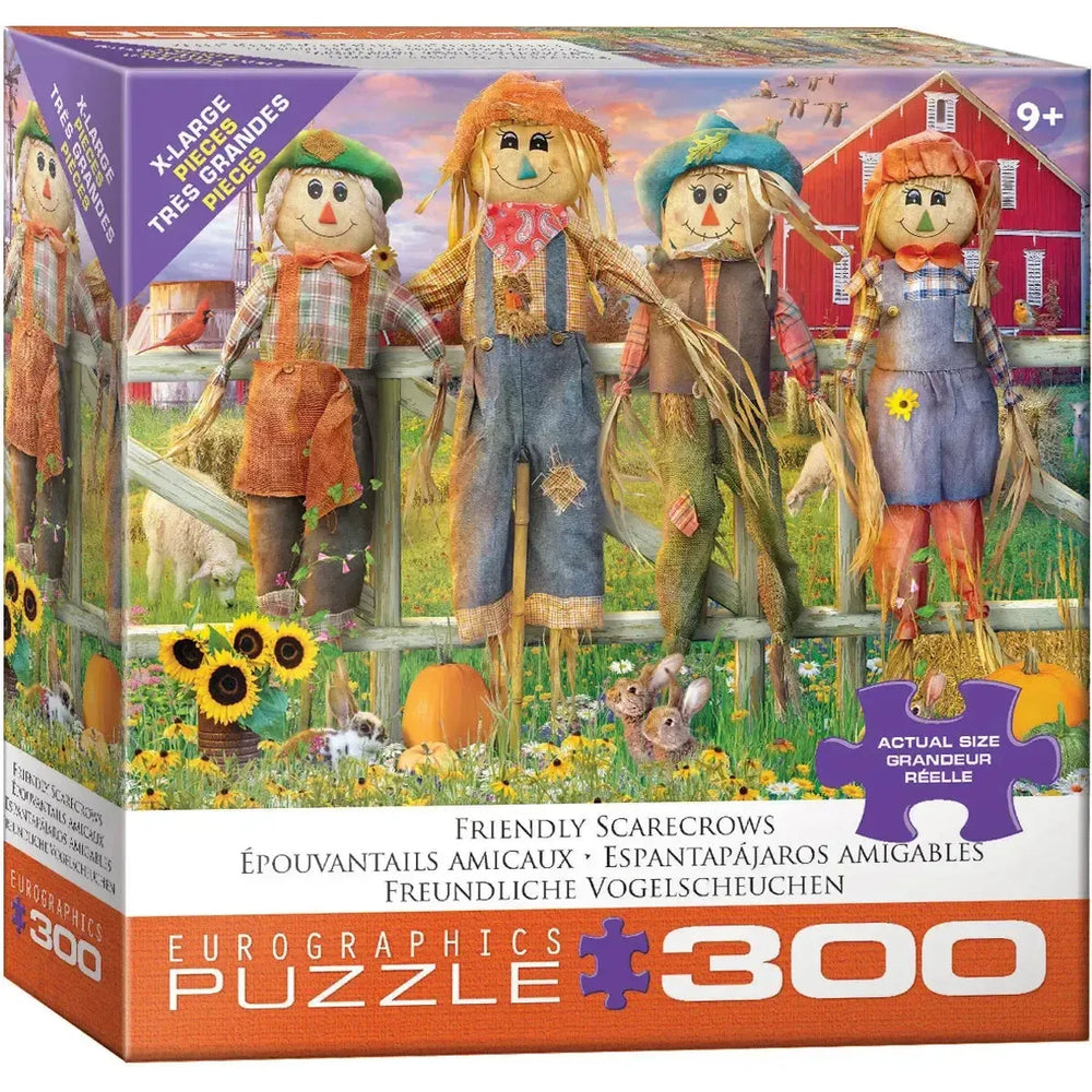 Friendly Scarecrows 300 Piece Jigsaw Puzzle Eurographics (ONLINE ORDER ONLY)