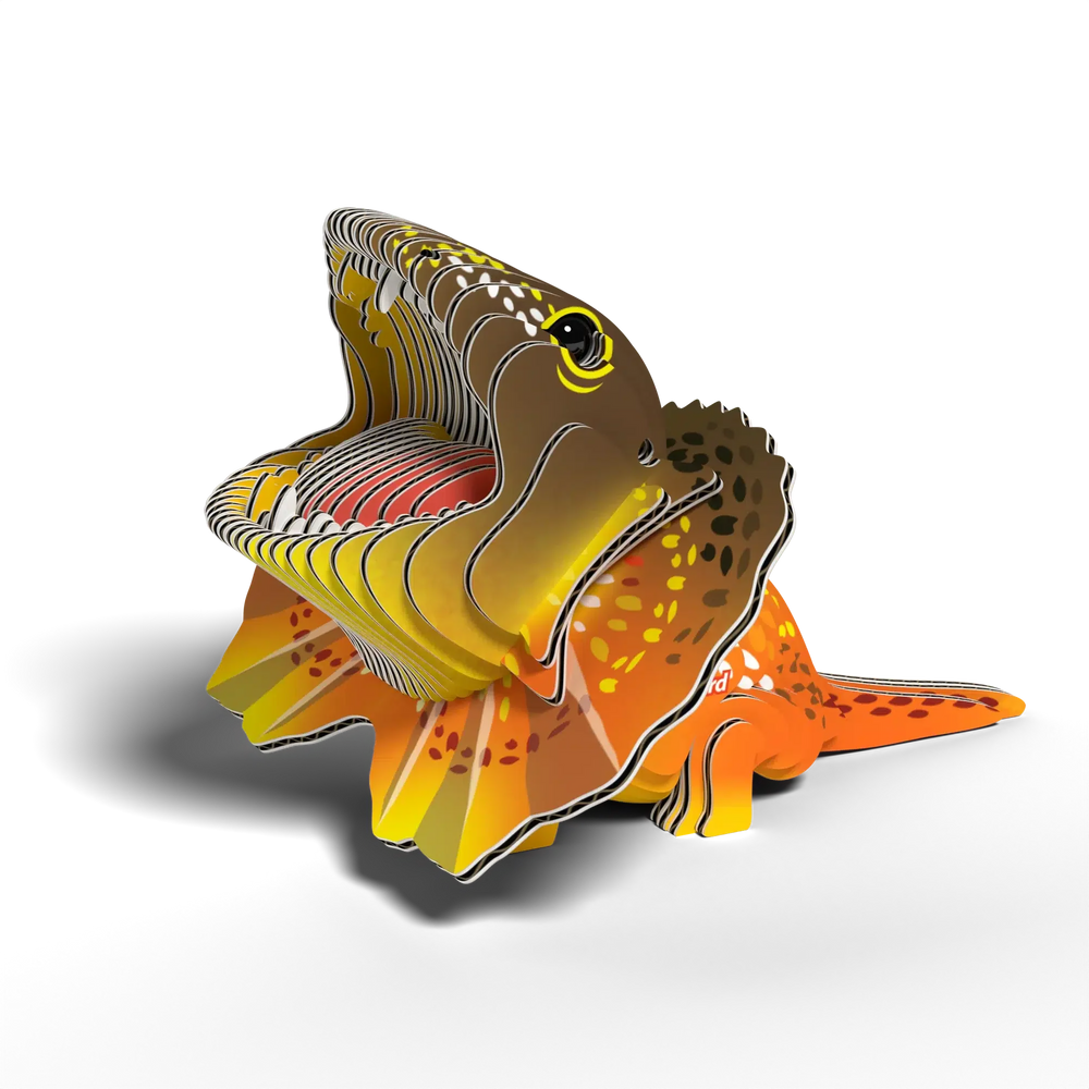 Frilled Lizard 3D Cardboard Model Kit Eugy (ONLINE ORDER ONLY)