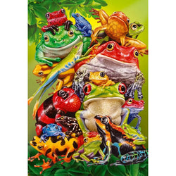 Frog Business 100 Large Piece Jigsaw Puzzle Cobble Hill (ONLINE ORDER ONLY)