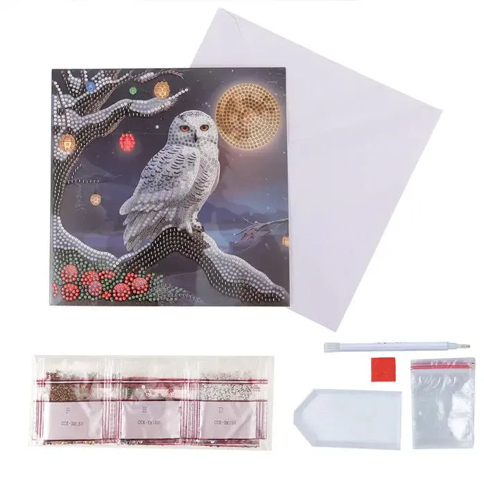 Frosted Moon Crystal Art Card Kit Craft Buddy (ONLINE ORDER ONLY)