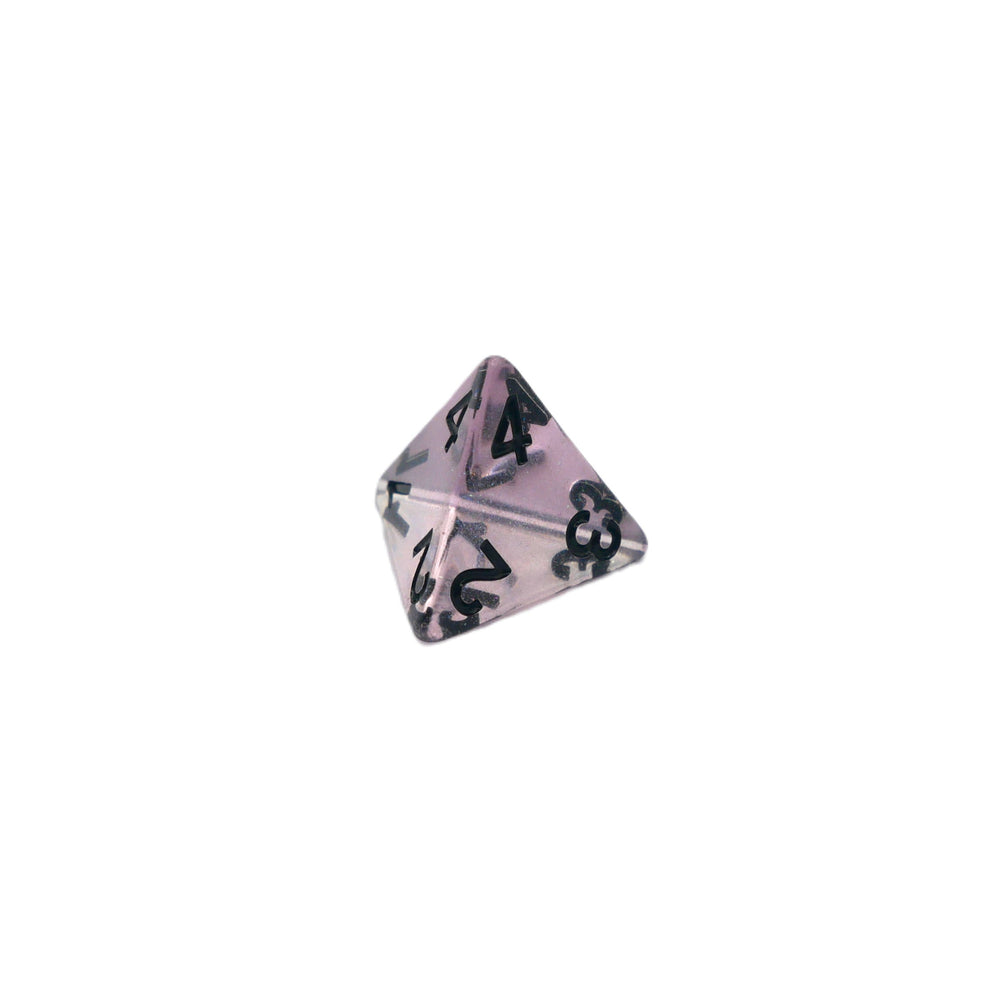 Frozen Blossom - 7 Piece DnD Dice Set | Acrylic RPG Gaming Dice (ONLINE ORDER ONLY)