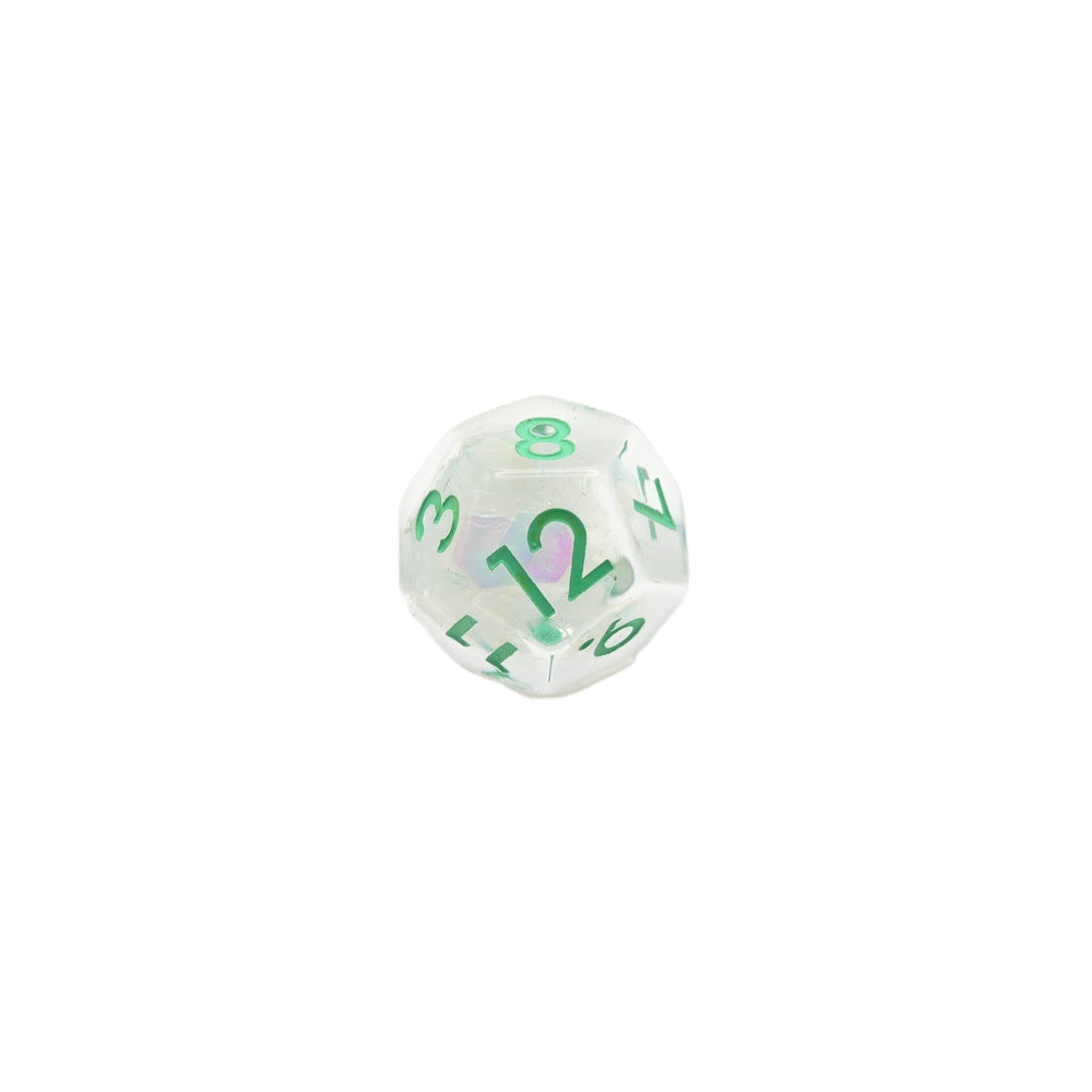 Frosted Meadow - 7 Piece DnD Dice Set | Acrylic RPG Gaming Dice (ONLINE ORDER ONLY)