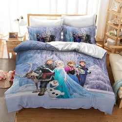 Frozen Princess Elsa Anna Bedding Set Duvet Cover Bed Sets (Online Order Only)