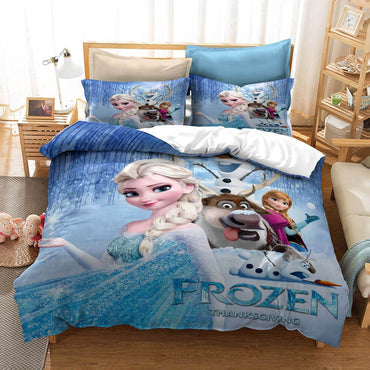 Frozen Princess Elsa Anna Bedding Set Duvet Cover Bed Sets (Online Order Only)