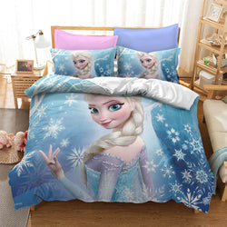 Frozen Princess Elsa Anna Bedding Set Duvet Cover Bed Sets (Online Order Only)