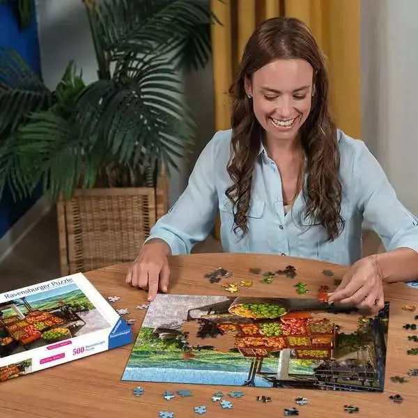 Fruit & Vegetable Market Croatia 500 Piece Jigsaw Puzzle Ravensburger (ONLINE ORDER ONLY)