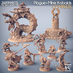 3D Printed Artisan Guild Melmor Plague Shrine Plague Mine Kobolds 28mm 32mm (Online Only)