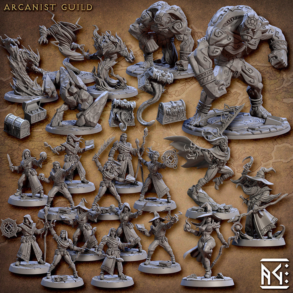 3D Printed Artisan Guild Odessa Witchsword Arcanists Guild 28mm 32mm (Online Only)
