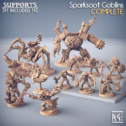3D Printed Artisan Guild Dzwingo the Tallest Sparksoot Goblin Set 28mm 32mm (Online Only)
