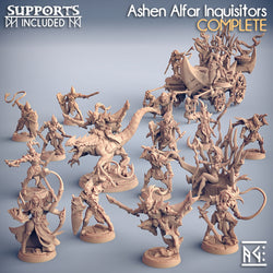 3D Printed Artisan Guild Khaladas on Morvagia the Drakeling Ashen Alfar Inquisitors 28mm 32mm (Online Only)