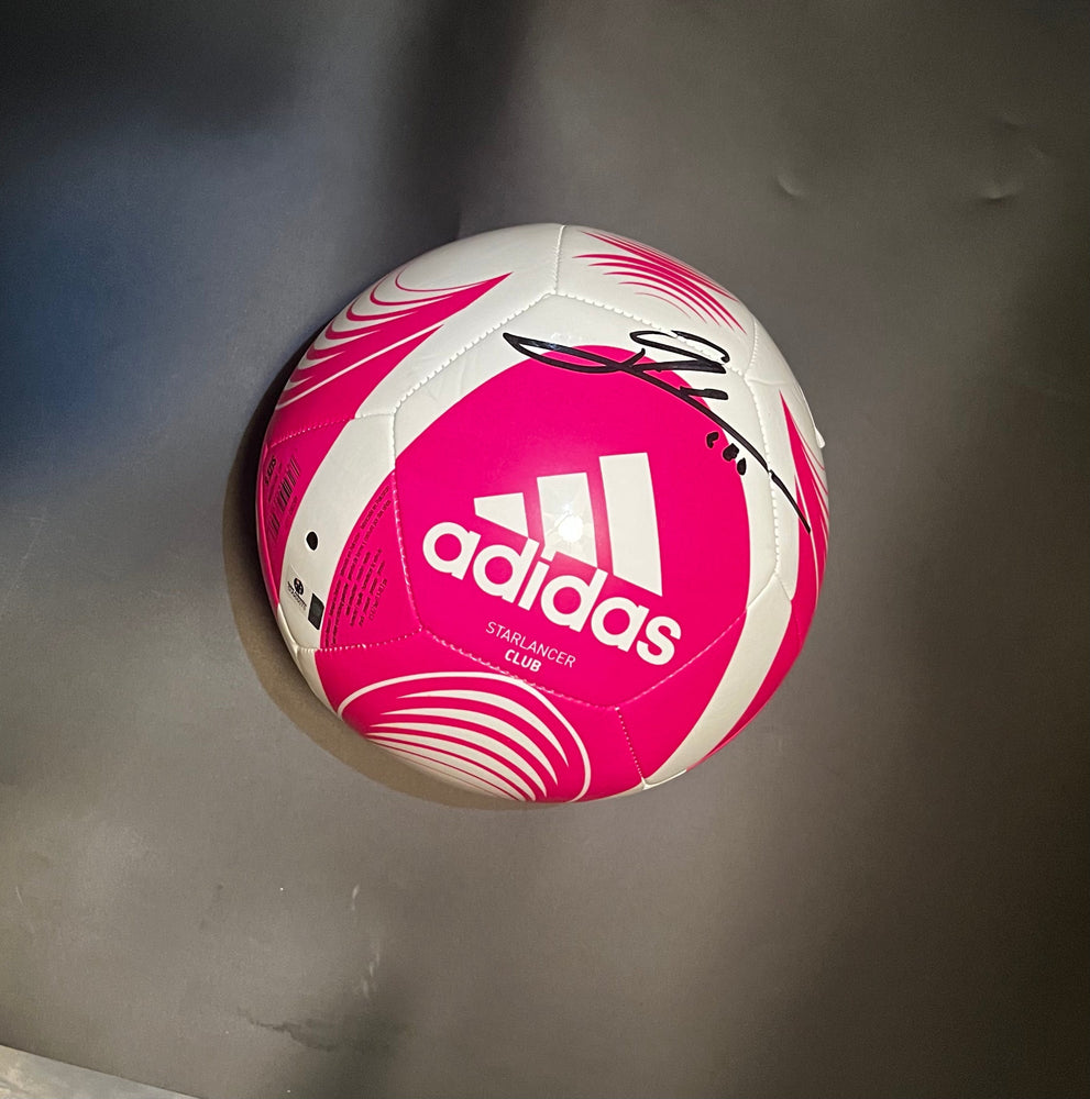 Autographed Leo Messi adidas soccer ball (Online Order Only)