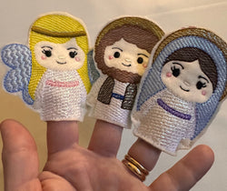 Nativity Finger Puppets Quiet Book, Religious Story Activity for Kids,
Felt and Mylar Christmas Gift (ONLINE ORDER ONLY)