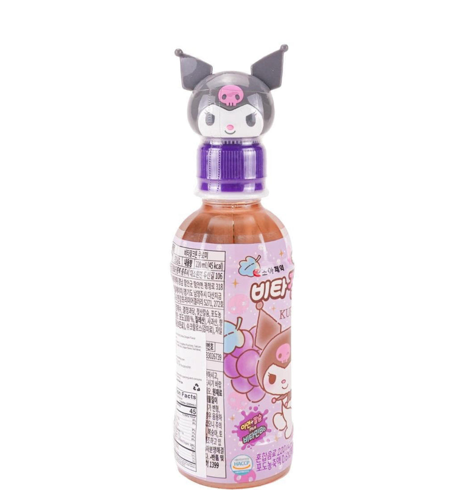 Sanrio Kuromi Grape Flavored Juice (220ml) Korea (ONLINE ORDER ONLY)