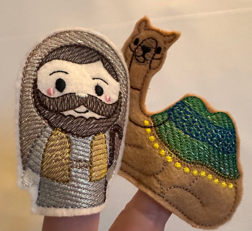 Nativity Finger Puppets Quiet Book, Religious Story Activity for Kids,
Felt and Mylar Christmas Gift (ONLINE ORDER ONLY)