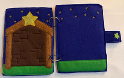 Nativity Finger Puppets Quiet Book, Religious Story Activity for Kids,
Felt and Mylar Christmas Gift (ONLINE ORDER ONLY)