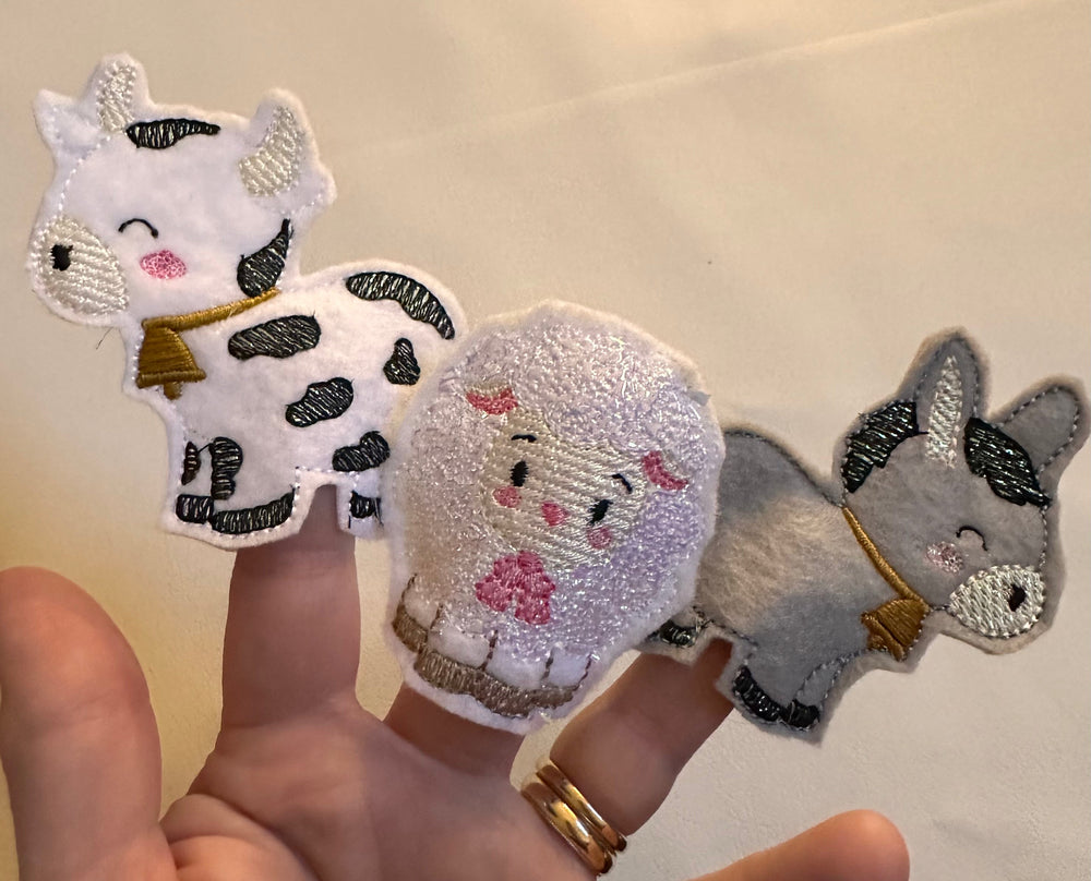 Nativity Finger Puppets Quiet Book, Religious Story Activity for Kids,
Felt and Mylar Christmas Gift (ONLINE ORDER ONLY)