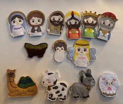 Nativity Finger Puppets Quiet Book, Religious Story Activity for Kids,
Felt and Mylar Christmas Gift (ONLINE ORDER ONLY)
