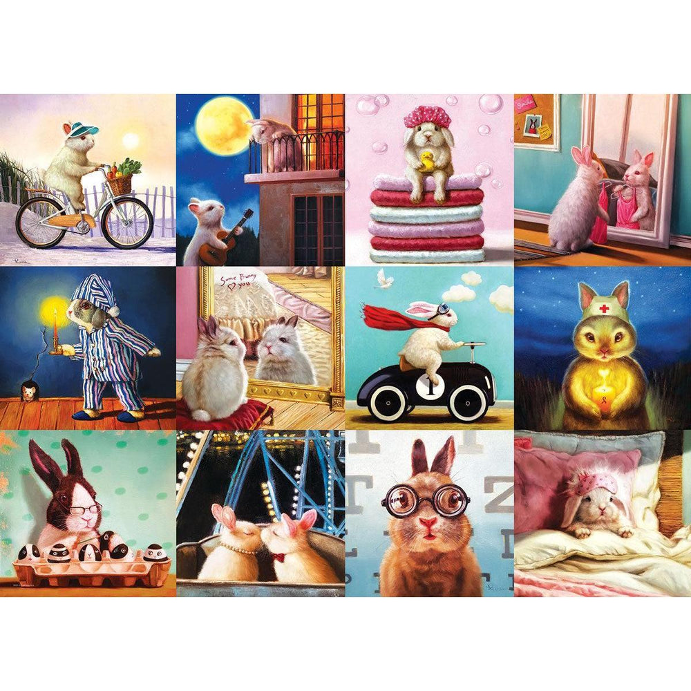 Funny Bunnies 1000 Piece Jigsaw Puzzle Eurographics (ONLINE ORDER ONLY)