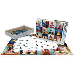 Funny Bunnies 1000 Piece Jigsaw Puzzle Eurographics (ONLINE ORDER ONLY)