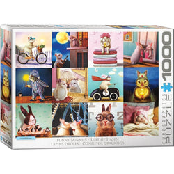 Funny Bunnies 1000 Piece Jigsaw Puzzle Eurographics (ONLINE ORDER ONLY)