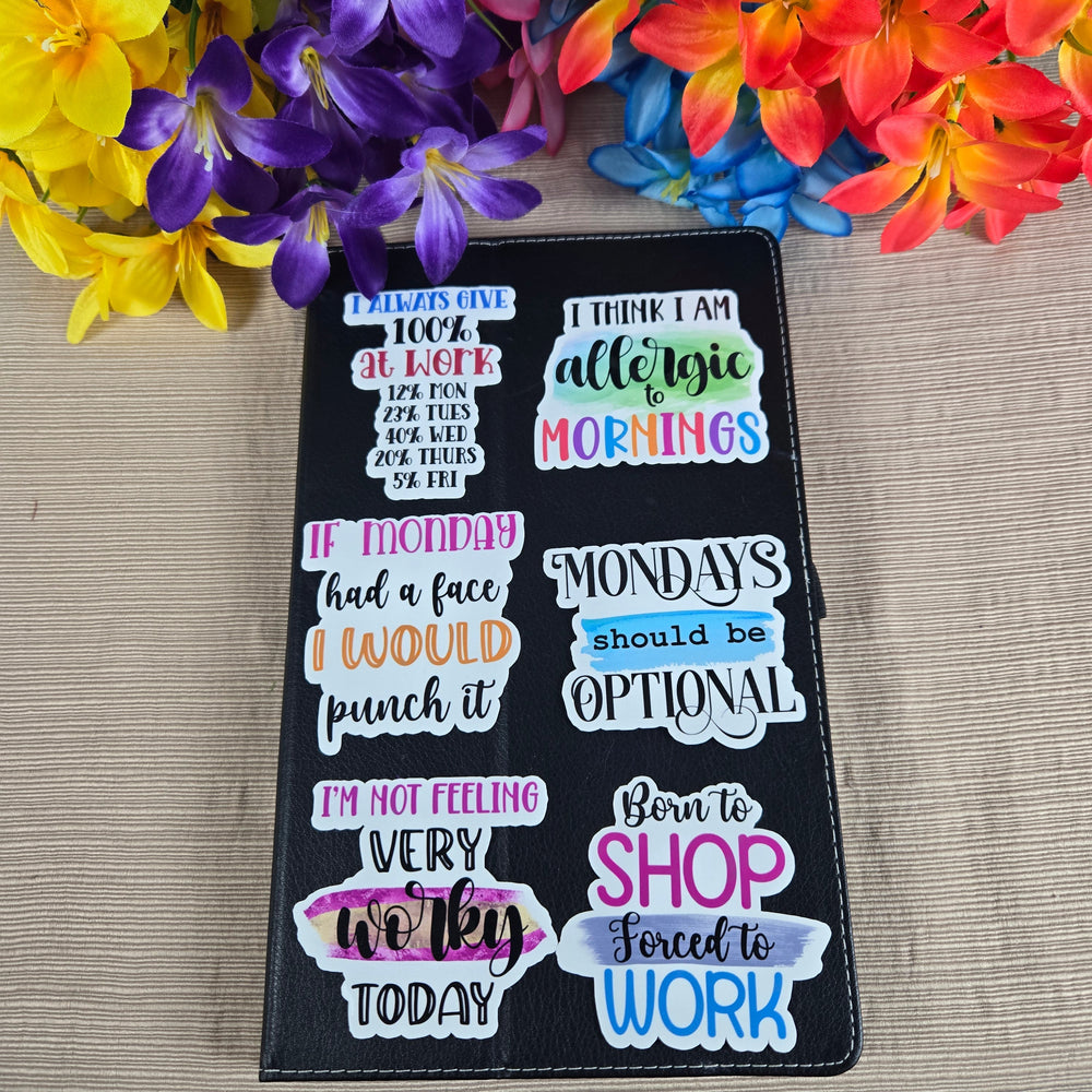 Sarcastic Work Stickers (ONLINE ORDER ONLY)