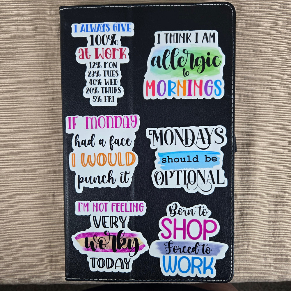 Sarcastic Work Stickers (ONLINE ORDER ONLY)