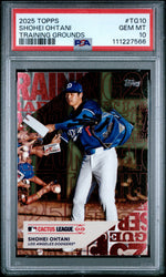 Graded 2025 Topps Now Shohei Ohtani #TG10 Baseball Card PSA 10 Gem Mint (ONLINE ORDER ONLY)