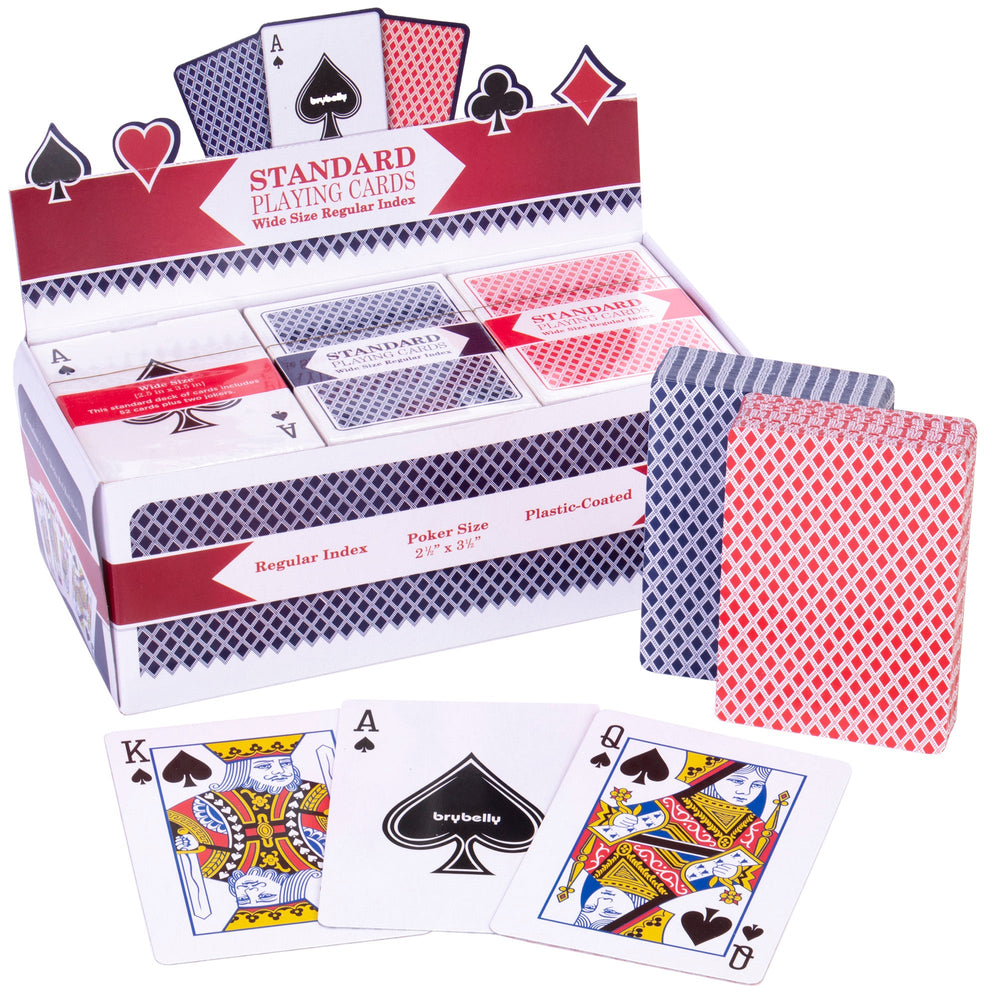 Playing Cards, 12 Decks Mixed Red/Blue (ONLINE ORDER ONLY)