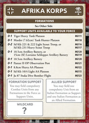 Flames of War: German Afrika Korps Rifle Platoon (Mid War)