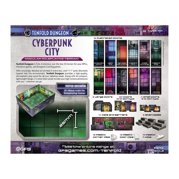 Tenfold Dungeon: Cyberpunk City (ONLINE ORDER ONLY)