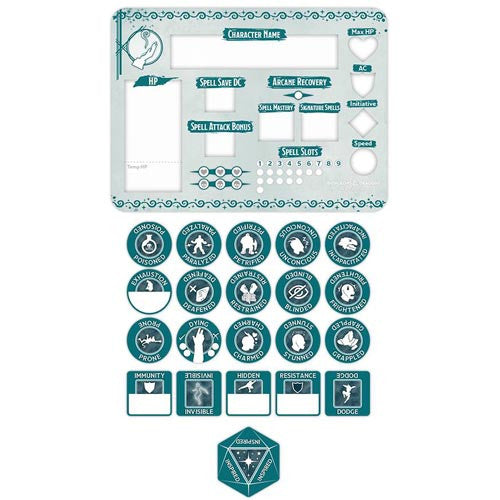 D&D: Wizard Token Set (ONLINE ORDER ONLY)