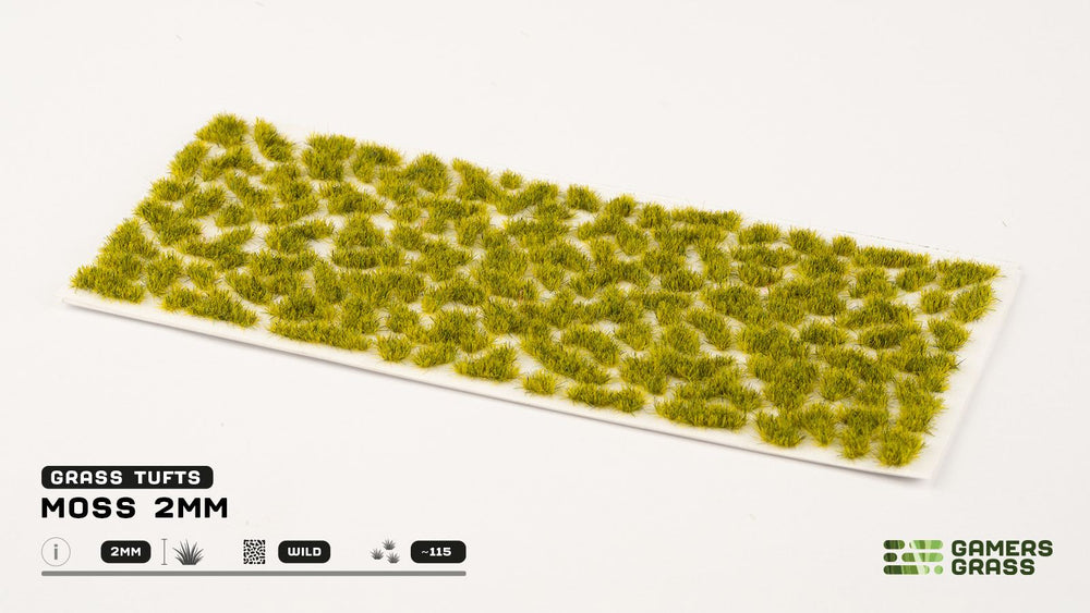 Gamers Grass | Grass Tuft | Moss (2mm) (ONLINE ORDER ONLY)