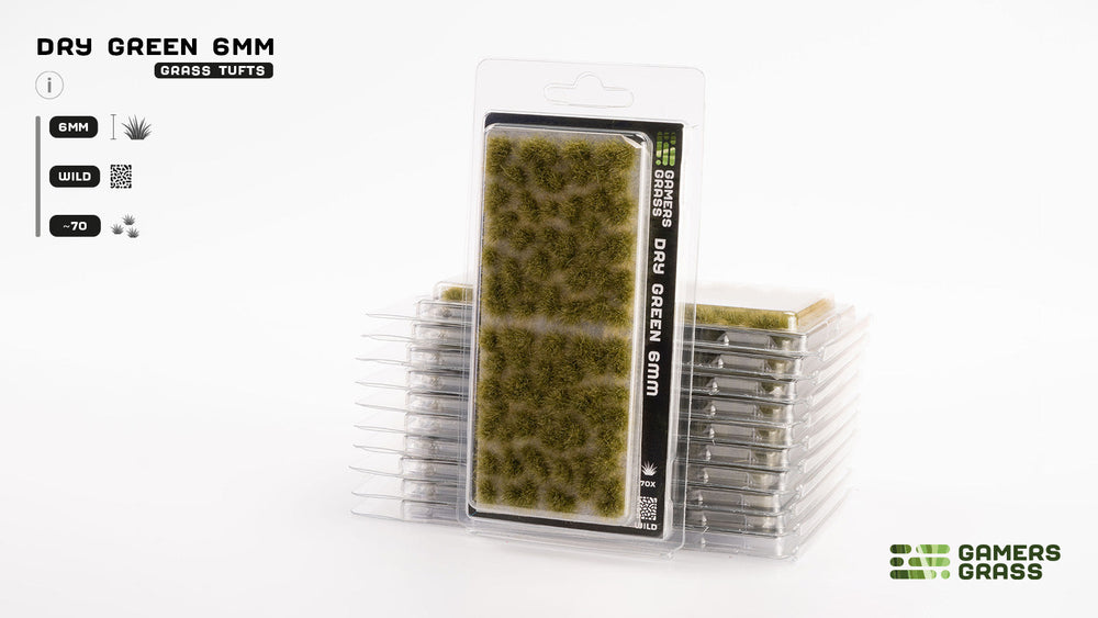 Gamers Grass | Grass Tuft | Dry Green (ONLINE ORDER ONLY)