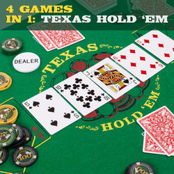 Casino Game Night: 4 Games in 1