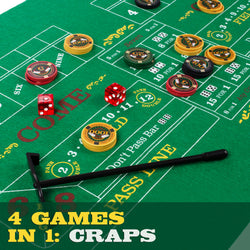 Casino Game Night: 4 Games in 1