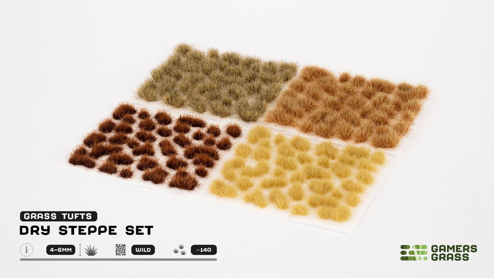 Gamers Grass | Grass Tuft Set | Dry Steppe (ONLINE ORDER ONLY)