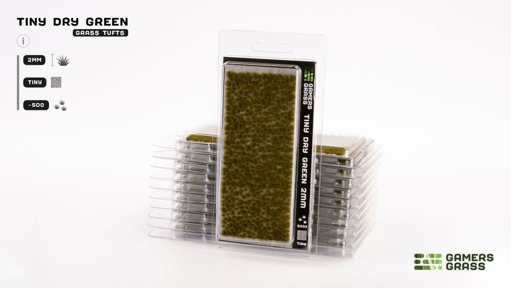 Gamers Grass | Tiny Tufts | Dry Green (ONLINE ORDER ONLY)