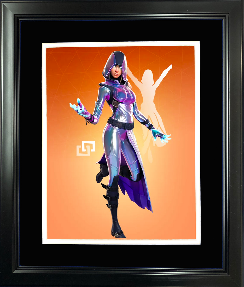 Framed GLOW Legendary Fortnite Skin 11"x14" Video Game Photo (ONLINE ORDER ONLY)