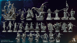 3D Printed Archvillain Games Lamenting Hexmaven Gravebound Queen's Wail 28 32mm D&D (Online Only)