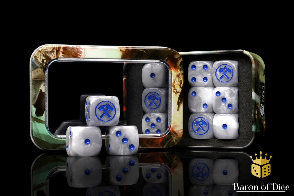 The Masons - Guild Ball Dice (Official) (ONLINE ORDER ONLY)