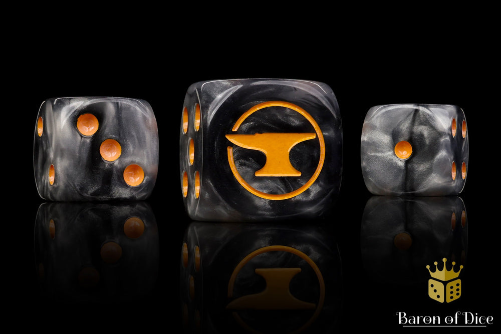 The Blacksmiths - Guild Ball Dice (Official) (ONLINE ORDER ONLY)