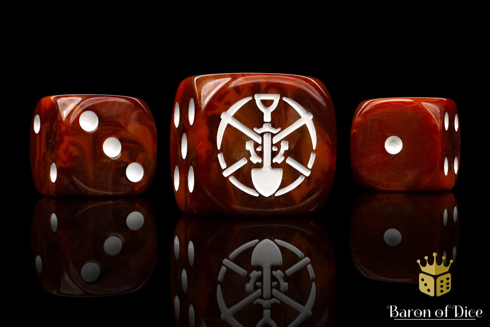 The Miners - Guild Ball Dice (Official) (ONLINE ORDER ONLY)