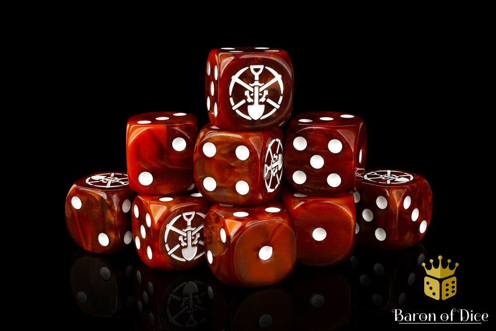 The Miners - Guild Ball Dice (Official) (ONLINE ORDER ONLY)