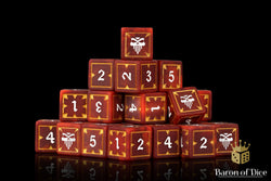 BFTBG Official Dice - Red (ONLINE ORDER ONLY)