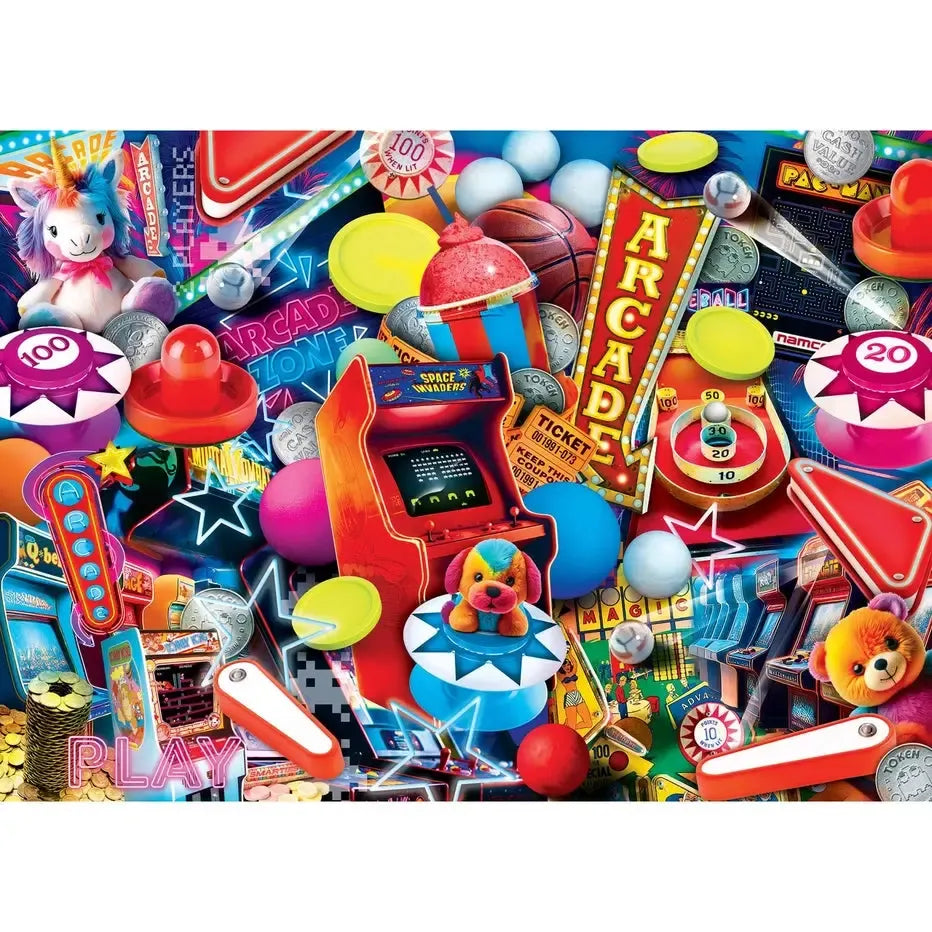 Game On Flashbacks 1000 Piece Jigsaw Puzzle MasterPieces (ONLINE ORDER ONLY)