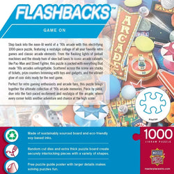 Game On Flashbacks 1000 Piece Jigsaw Puzzle MasterPieces (ONLINE ORDER ONLY)