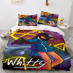 Game FNF Whitty Bedding Sets Soft Quilt Covers (Online Order Only)