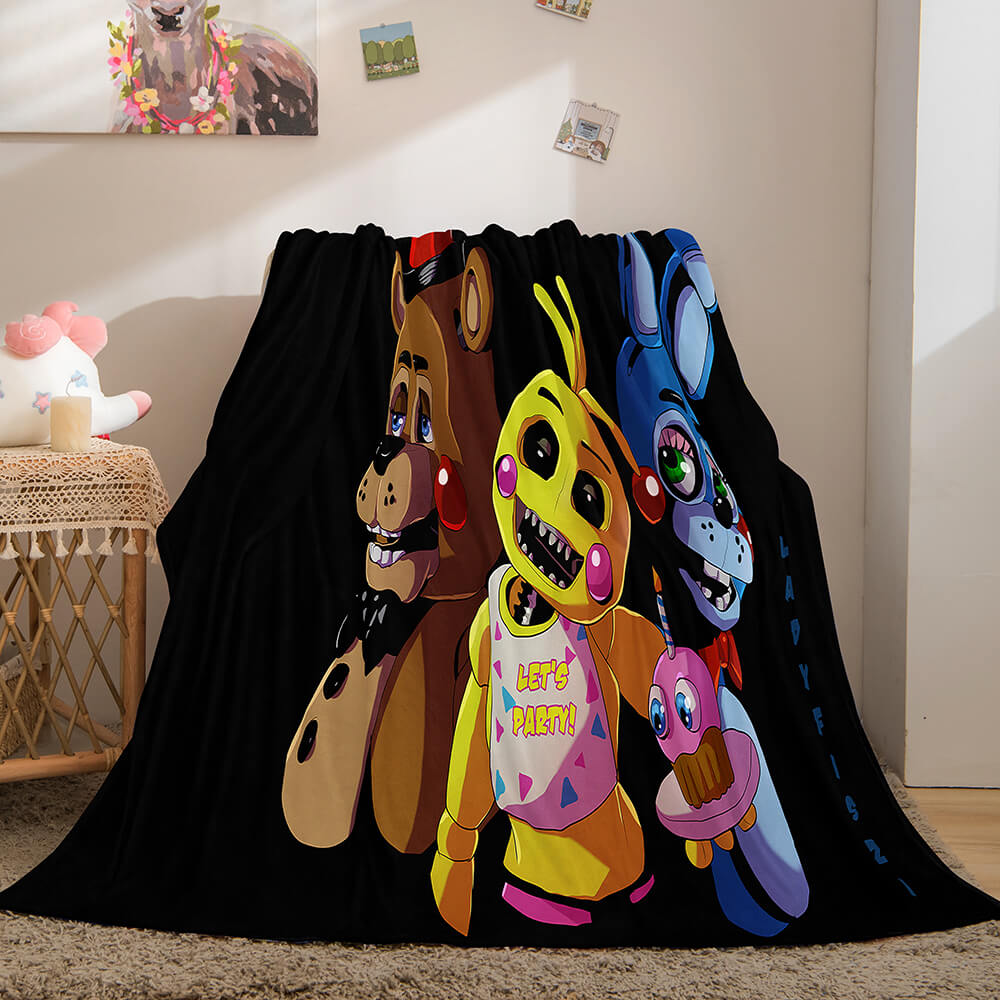 Game Five Nights at Freddy's Cosplay Blanket Flannel Caroset Throw (Online Order Only)