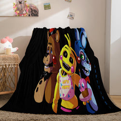 Game Five Nights at Freddy's Cosplay Blanket Flannel Caroset Throw (Online Order Only)